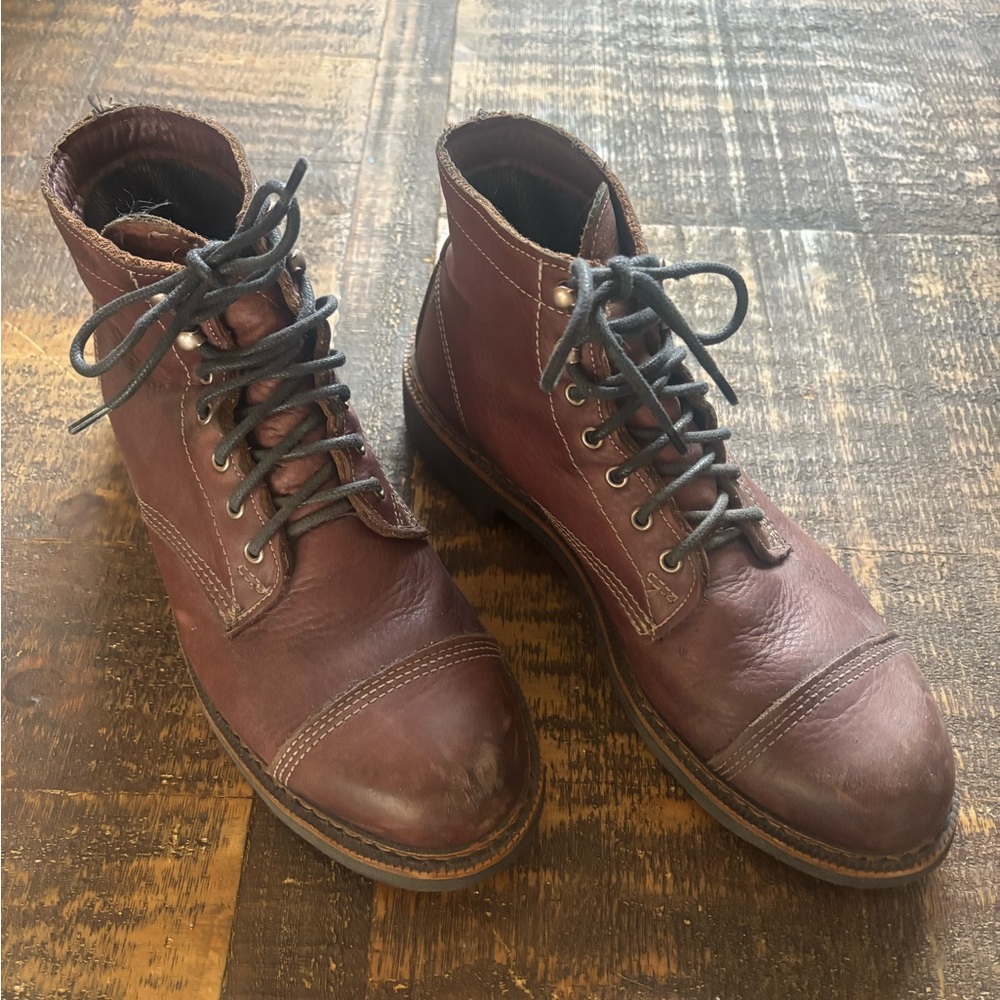 Wolverine Dark Brown Leather Boots